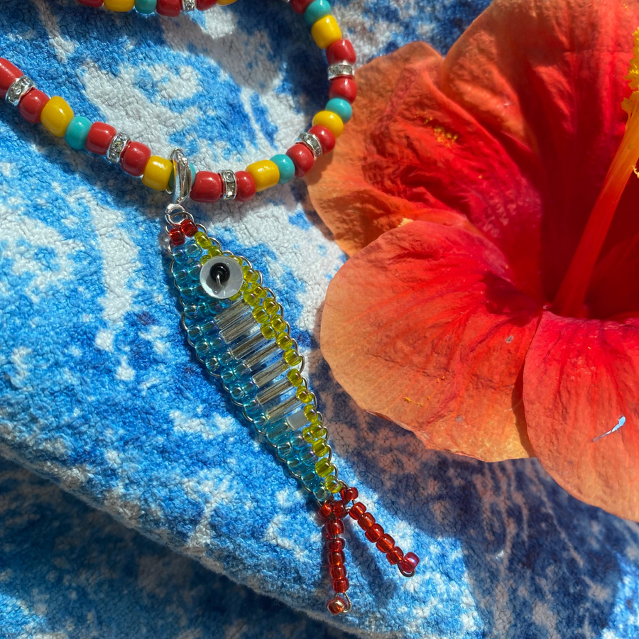 Shiny Vital Fish Necklace