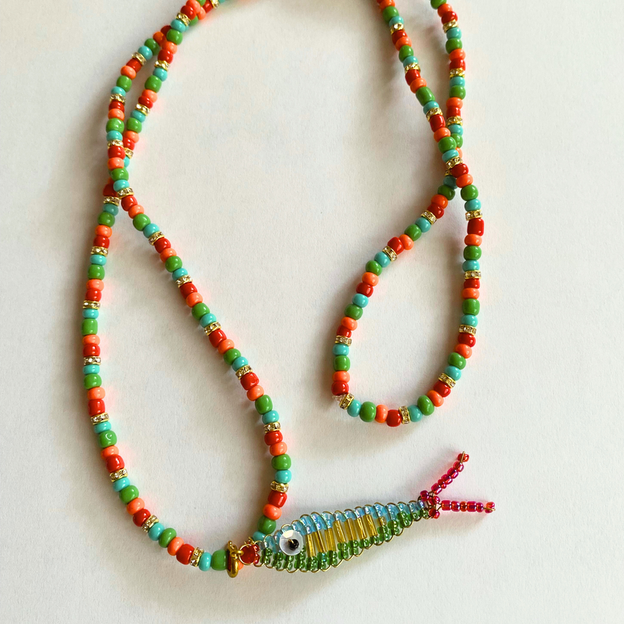 Shiny Vital Fish Necklace